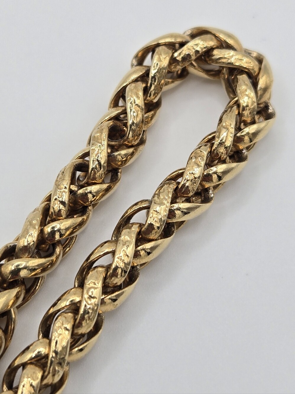 Gold Plated  Rope Chain Necklace - Picture 2 of 5